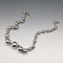 Vintage sterling silver large bead necklace 111g